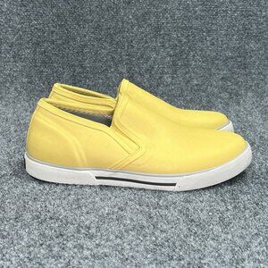 Bogs‎ Burnside Slip On Shoes Women's Size 7 Yellow Rubber Waterproof Work Chore